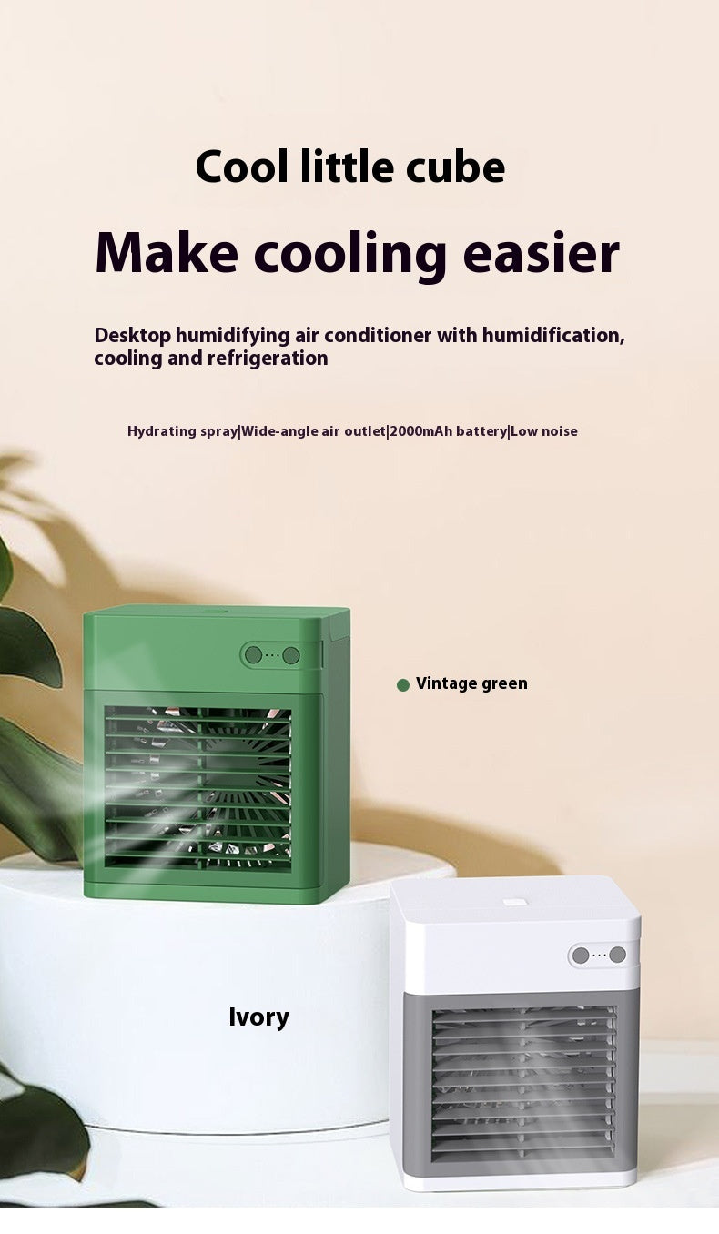 Humidifier Desktop Mini Air Cooler USB Water Cooling Fan