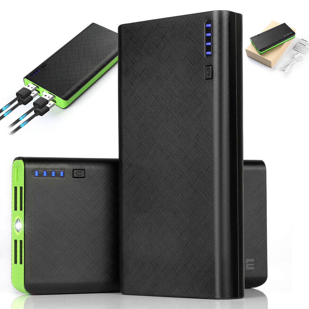 9000000mAh Powerbank Externer Batterie Ladegerat ZusatzAkku 4 USB Fur Alle Handy